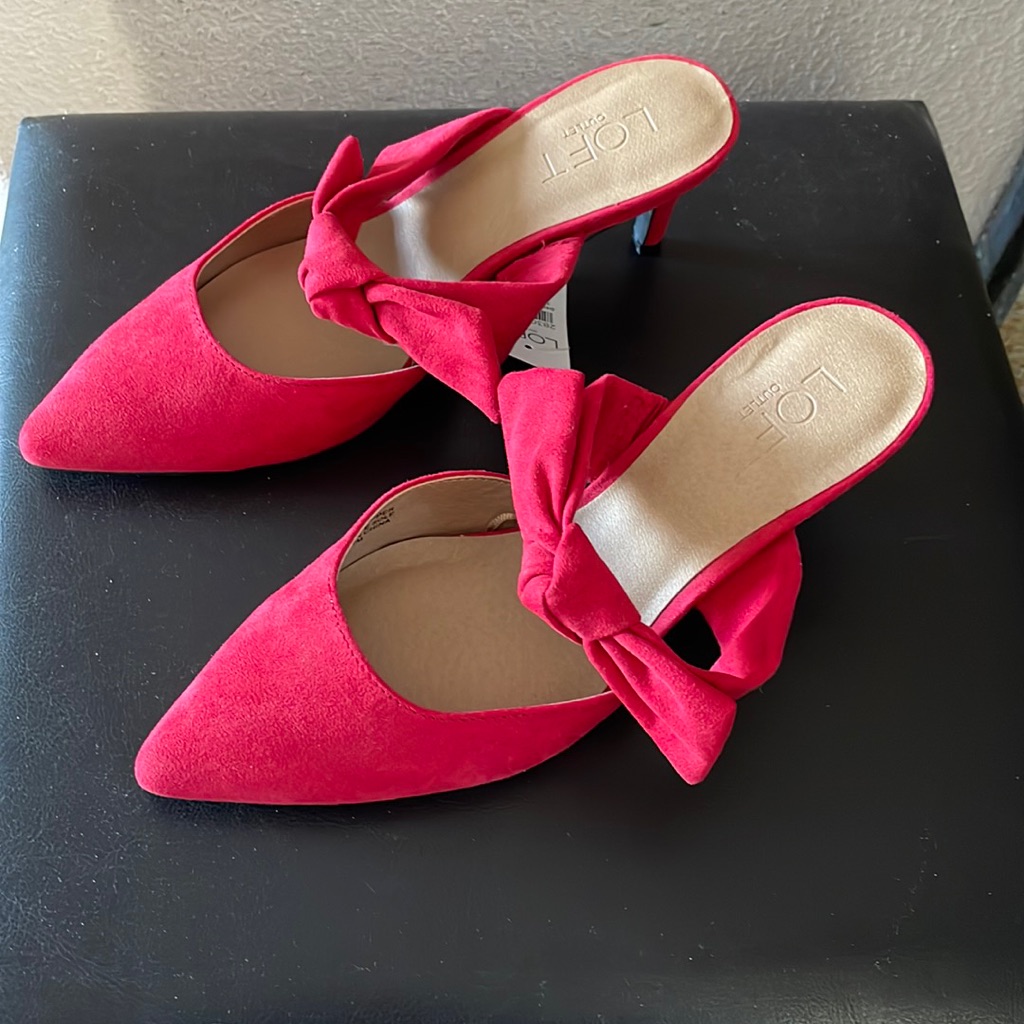 Red Loft Slip-On Shoes